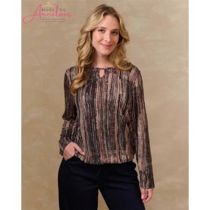FOS Blouson 7916 Mimi Lines Navy FOS Blouson 7916 Mimi Lines Navy